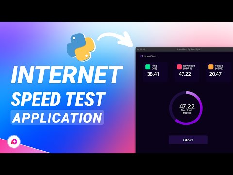 Internet Speed Test Using Python Gui Tkinte Project Shorts Python