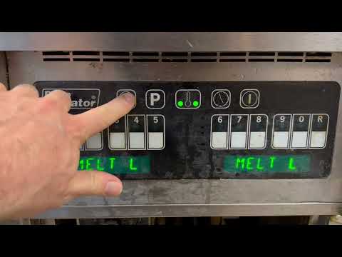 How to start Boil feature with Pitco Frialator SG14-JS digital control panel