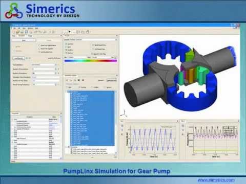 PumpLinx CFD Simulation for Gear Pump