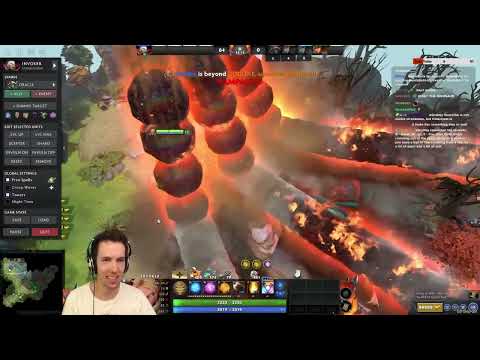 Grubby unleashes Invoker's unlimited power after correctly remembering the EEW spell combination