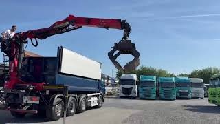 DAF CF 85.410 Kipper + Kran Epsilon Q150/Eu5EEV dump truck | Image 4 - Autoline
