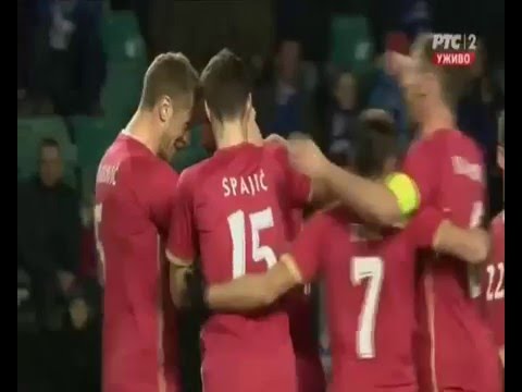 Aleksandar Kolarov -  Estonia VS Serbia 0:1 -  Amazing Freekick