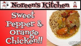 Pressure Cooker Sweet Pepper & Orange Chicken ~ Noreen's Kitchen