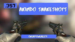 HOW TO GET AKIMBO  357 SNAKESHOTS IN MODERN WARFARE!!! THOUGHTS, TUTORIAL, AND GAMEPLAY