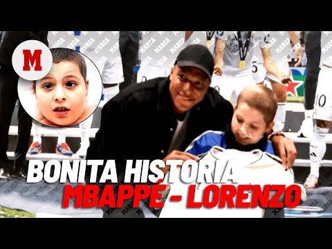 Mbappé cumple el sueño de Lorenzo, un niño francés con una enfermedad incurable I MARCA