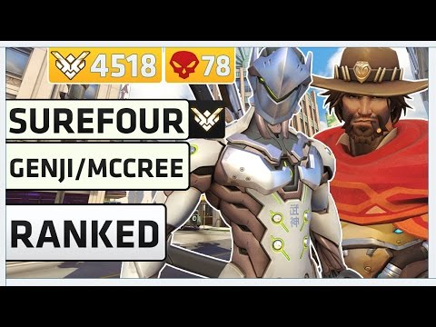 Rank 1 Mccree and Genji Player Surefour | Overwatch