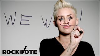 Rock The Vote #WeWill - Septembre 2012