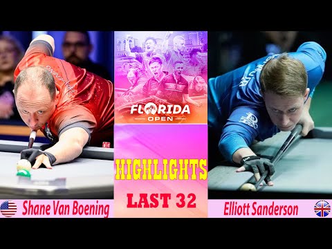LAST 32 | Shane Van Boening vs Elliott Sanderson | Florida Open Pool Championship