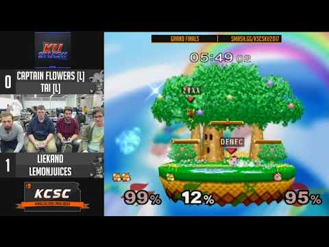 KSCS @ KU SSBM - Captain Flowers & Tai Vs. Liekand & LemonJuices - Doubles Grand Finals