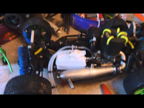 Hyper 7 fuel tank replacement and cooler install
