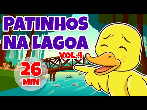 Patinhos na Lagoa Vol. 4 - Giramille 26 min | Desenho Animado Musical
