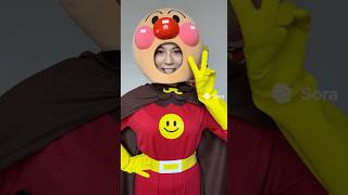 どうしてそうなった アンパンマン コスプレ AI #ai #sora2 #anime
