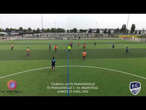 SAMEDI 23 AVRIL TOURNOI FC FRANCONVILLE U12 FC FRANCONVILLE 3 - RC ARGENTEUIL