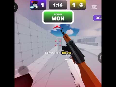 Aug vs Ak-47 skin in roblox rivals we used auto  autoshoot