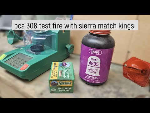 308 match kings with imr 4895 in bca upper first test fire