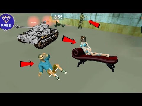 Grand Vegas Crime (Army Base) - Fight Army Man and rest with hot girl on sofa || Android Gameplay