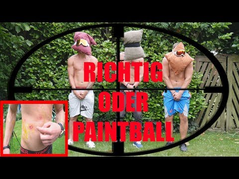 Richtig oder Paintball !!! | inscope21 Challenge | Max Moreno