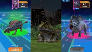 Darting legendary n Unique Creatures | 1v3 | Jurassic world alive |