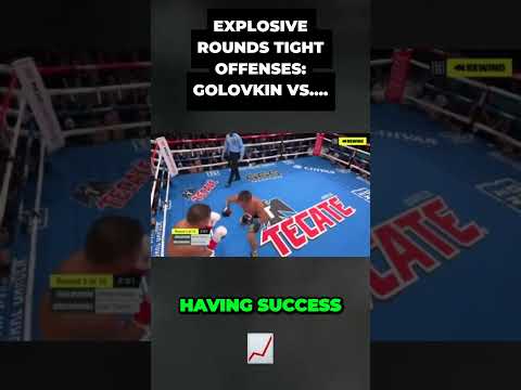 #Golovkin vs #Derevyanchenko: Derevyanchenko dominates the fight with his tight offense 🥊