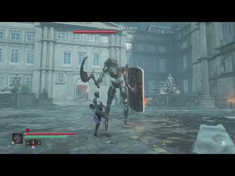Steelrising Selenite of the Louvre titan boss fight