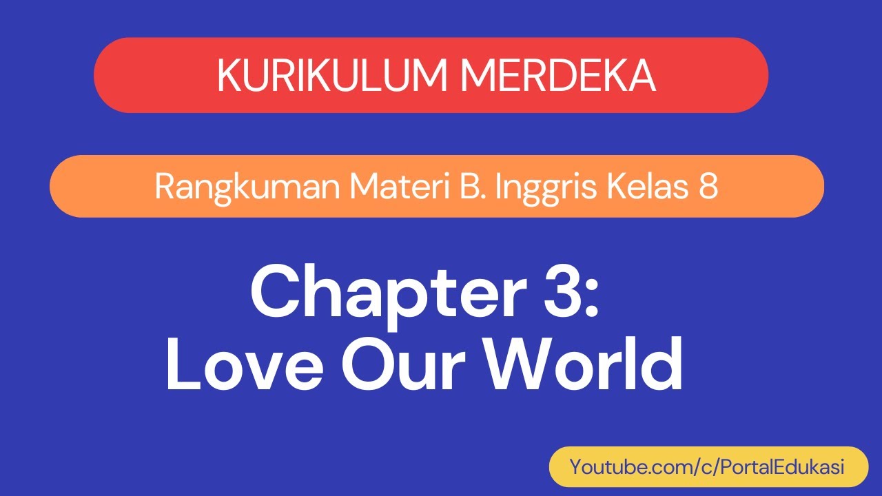Independent Curriculum English Grade 8 Chapter 3 Love Our World