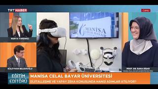 MCBÜ Rektörü Prof. Dr. Rana KİBAR, TRT Haber Eğitim Editörü Programınd