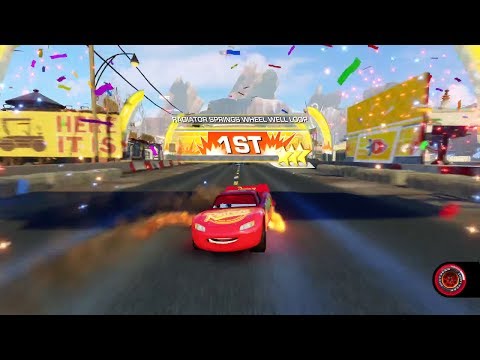 Cars 3: Driven to Win (PS4) Gameplay - Playing as Lightning McQueen (Subscriber Requests)