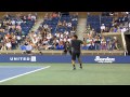 Roger Federer Forehand and Backhand (Slice and Topspin) Perfection Front Row US Open 2011 (HD)