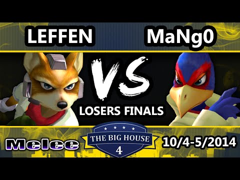 The Big House 4 - Leffen (Fox) Vs. Mango (Falco) - Losers Finals - SSBM