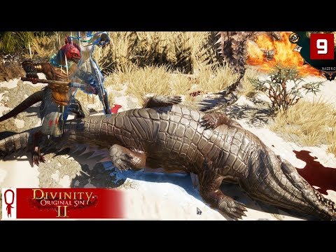 SLAYING DRAGONS (Ok, Crocodiles) - Divinity Original Sin 2 Gameplay Part 9 - [Coop Multiplayer]