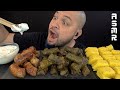 ASMR Sarmale In Foi De Viță Cu Carnați Mămăligă MUKBANG