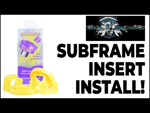Williams Performance Powerflex Rear Subframe Bush Inserts Fitting Guide F20 F21 F22