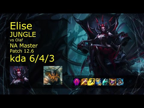 Rank 4 NA Elise Jungle: Elise vs Olaf