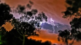 preview picture of video 'Canberra lightning storm'