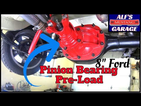 How to set pinion bearing pre-load - 8" Ford - 65 Mustang Fastback