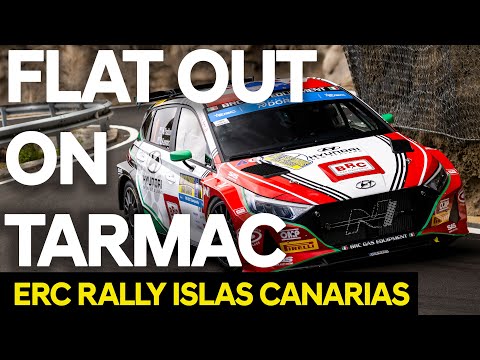 FLAT OUT through towns and over mountains with DONUTS Galore | Rally Islas Canarias
