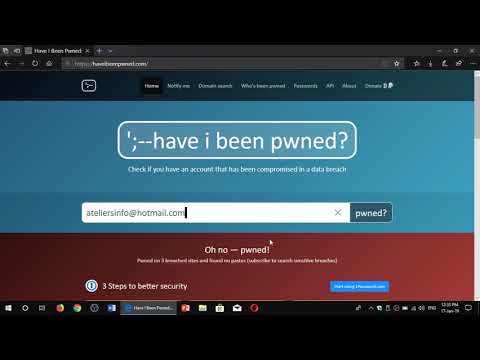 Have I been Pwned and What to do if you have been in a data breach