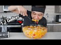 1 2 Gallon FRUIT COCKTAIL Eaten In 5 Minutes