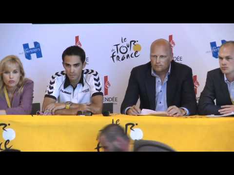 Tour de France 2011 - Contador reacts to doping question
