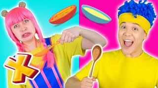 Eat Right with Spoon, Fork and Chopsticks! | D Billions Kids Songs