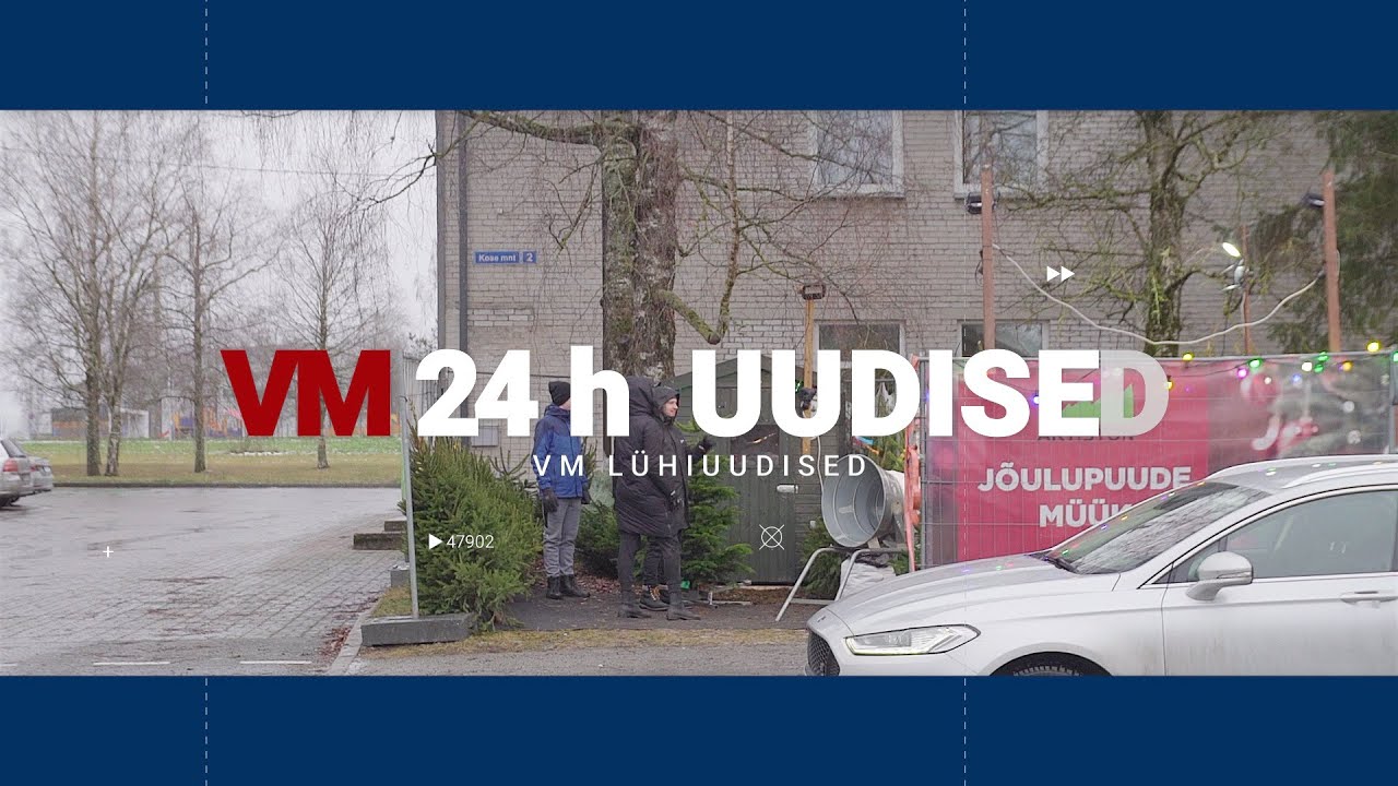 Video: Kehras kuuskede müük ja jõuluturg vihmasajus.