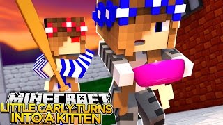 Minecraft Little Carly-EVIL SISTER STEALS MY VOICE!!
