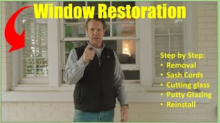 How to Restore a Historic Wooden Window - Step by Step