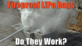 Burning  LiPO Batteries • IMPORTANT LESSONS LEARNED • Do LiPO Bags Actually Work?