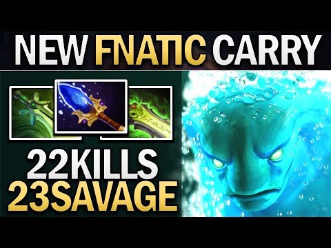 NEW FNATIC CARRY 23SAVAGE MORPHLING WITH 22 KILLS - DOTA 2 GAMEPLAY