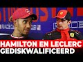 Waarom Lewis Hamilton en Charles Leclerc zijn gediskwalificeerd | GPFans News