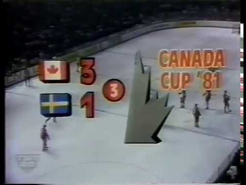 1981 Canada vs Sweden part 2 3rd period