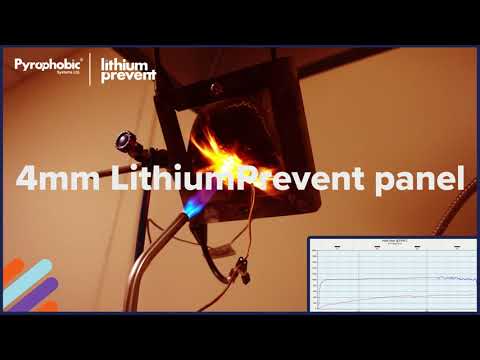 LithiumPrevent Torch Test @ 4mm & 6mm