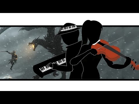 ♫ Start Select - Skyrim main theme ( Piano & Violin ) ♫