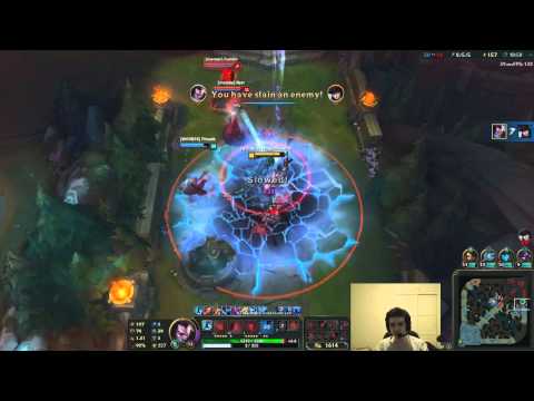 Stream Highlights #14 - Wingsofdeath as Yasuo vs Swain - Top - Ranked Team Challenger S5